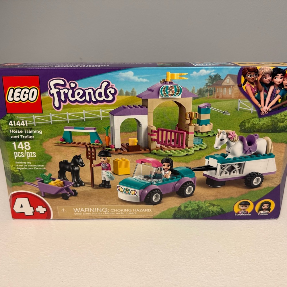 LEGO Friends Horse Training and Trailer Set - Purple and Green